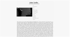Desktop Screenshot of adamtendler.com